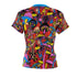 Magic Mushrooms and Frogs Women's Fitted Crewneck Tee